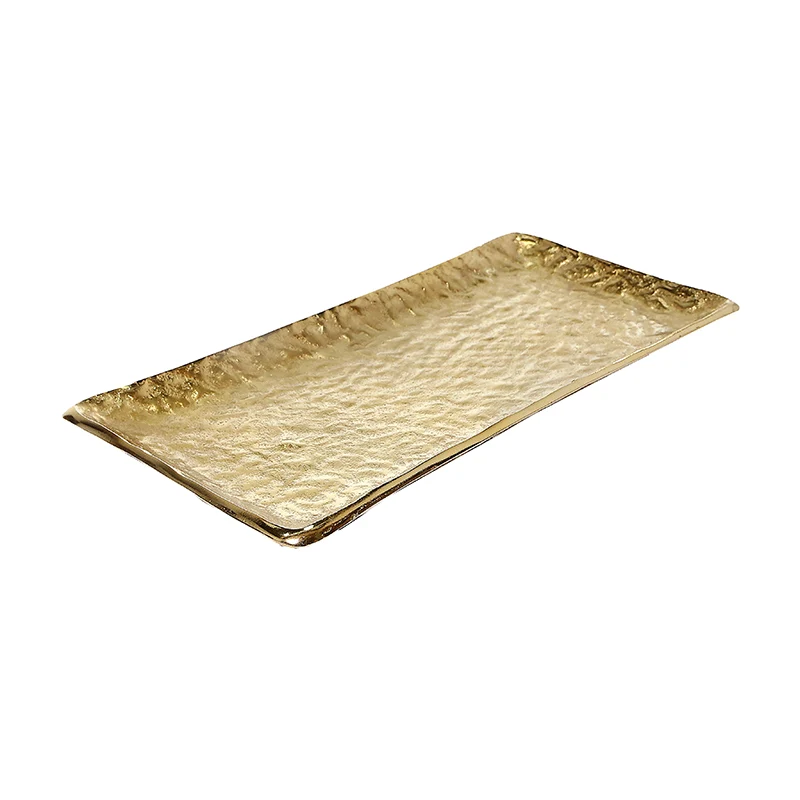 MINO2470 Charola Metal Oro Grande 39 cm.