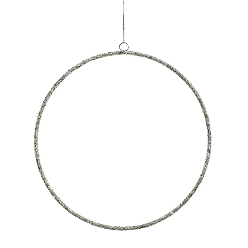 BH1542G Aro Decorativo Grande Metal Pedrería 30 Cm.
