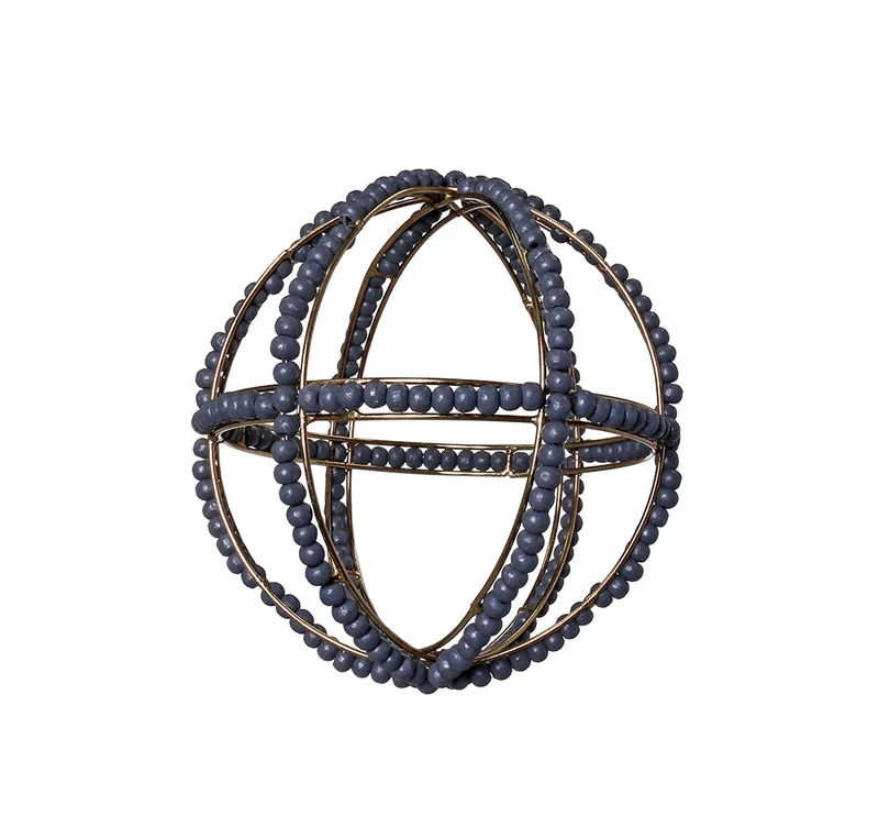 BH1518G Bola Decorativa Guggenheim Gris 16 Cm.