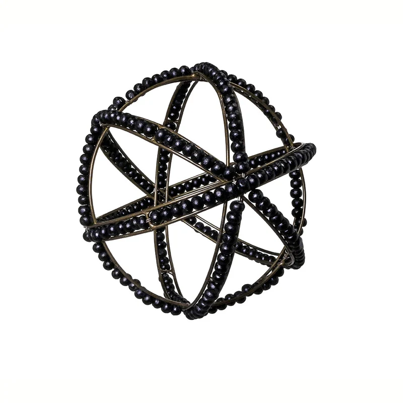 BH1517N Bola Decorativa Guggenheim Negro 16 Cm.