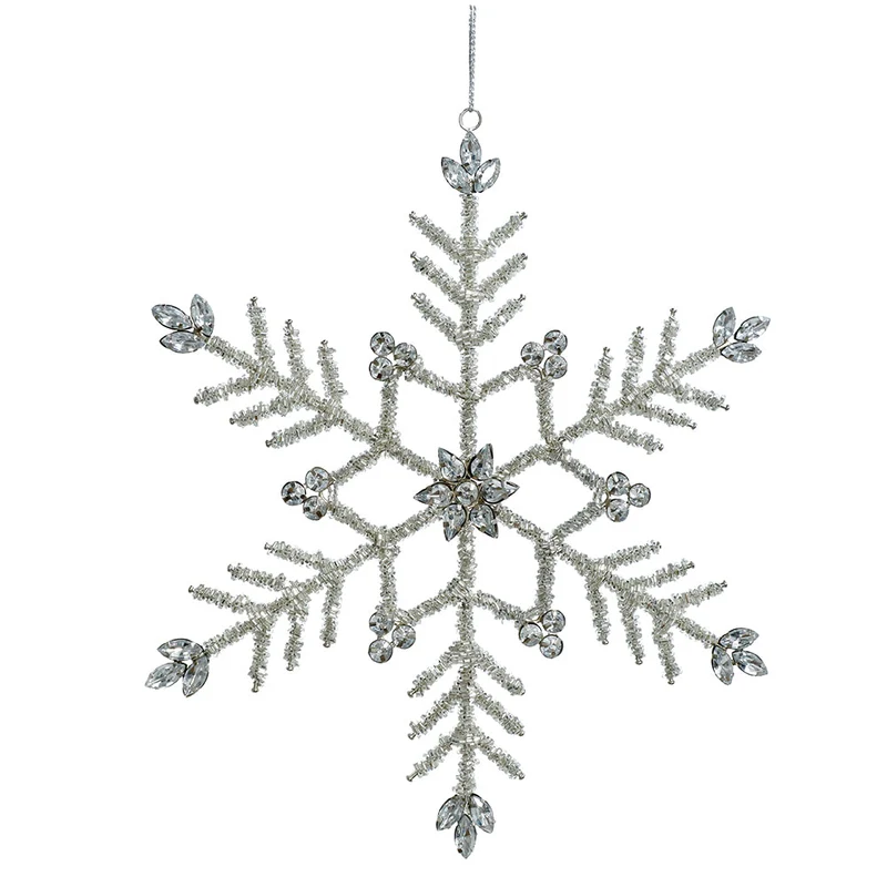 BH1510 Copo De Nieve Pedrería Frost 25 Cm.