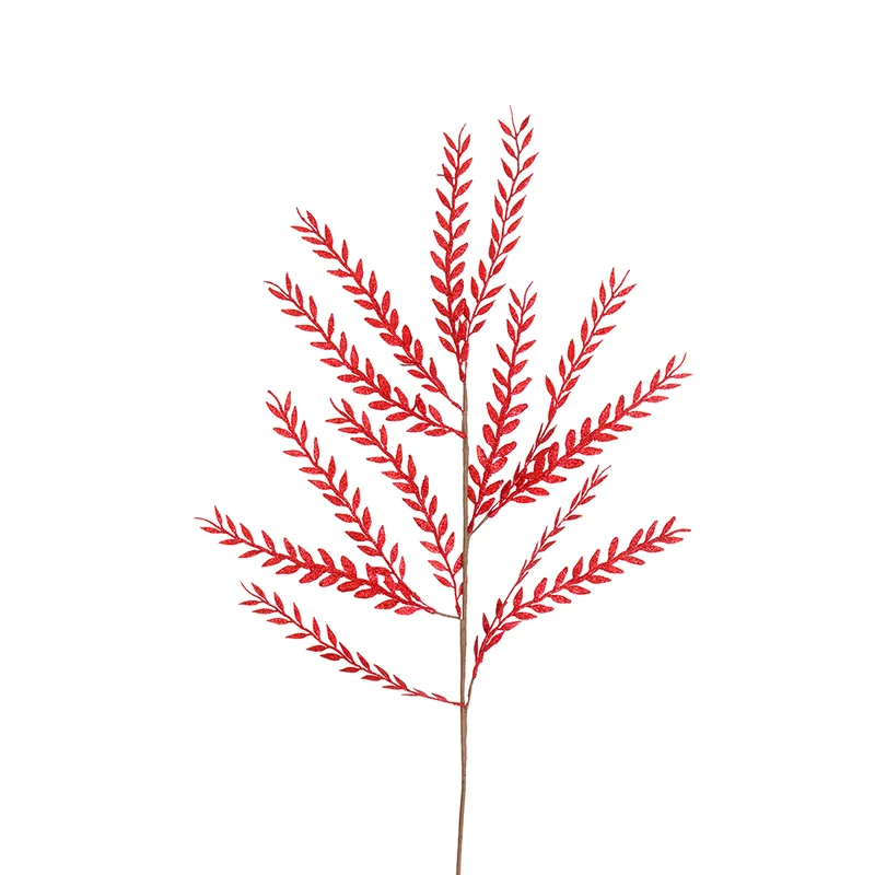 XH761R Follaje Cascada Frost Rojo 105 cm