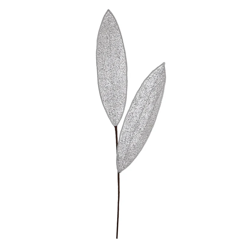 XH007P Rama 2 Hojas Plata Frost con Ribete 89 cm.