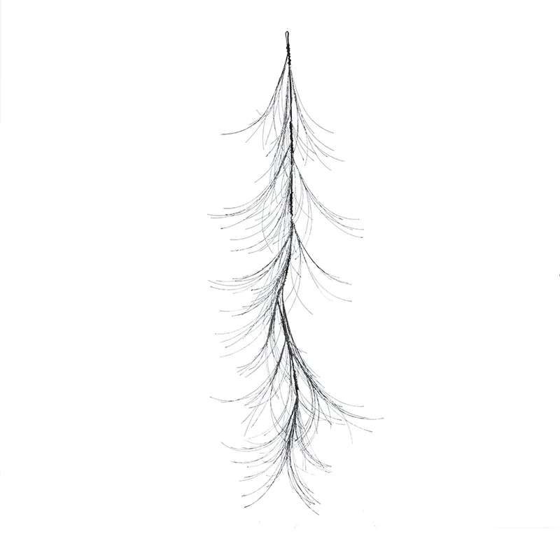 YS2493P Guirnalda Follaje Plata Frost 155 cm.