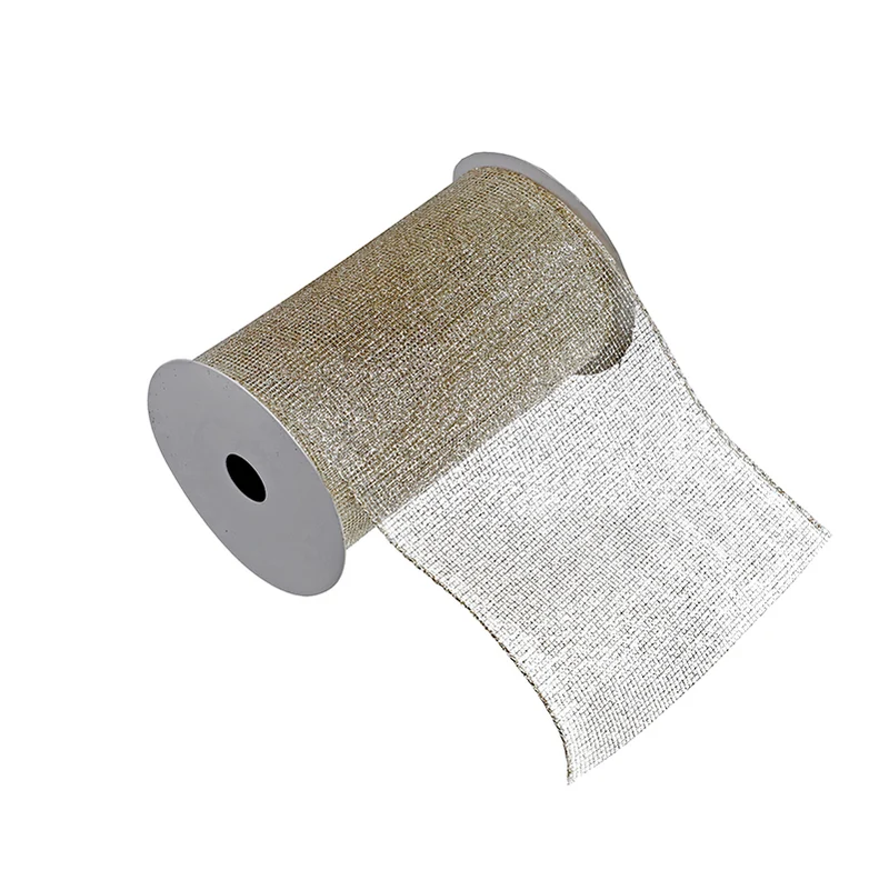 CR237CH Listón Malla Champaña 15 Cm x 9 Mts.