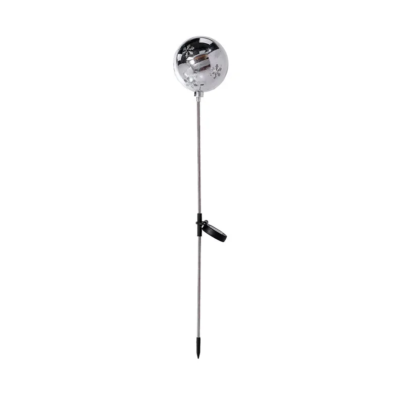 RJL406P Esfera Decorativa Solar Plata 80 Cm.