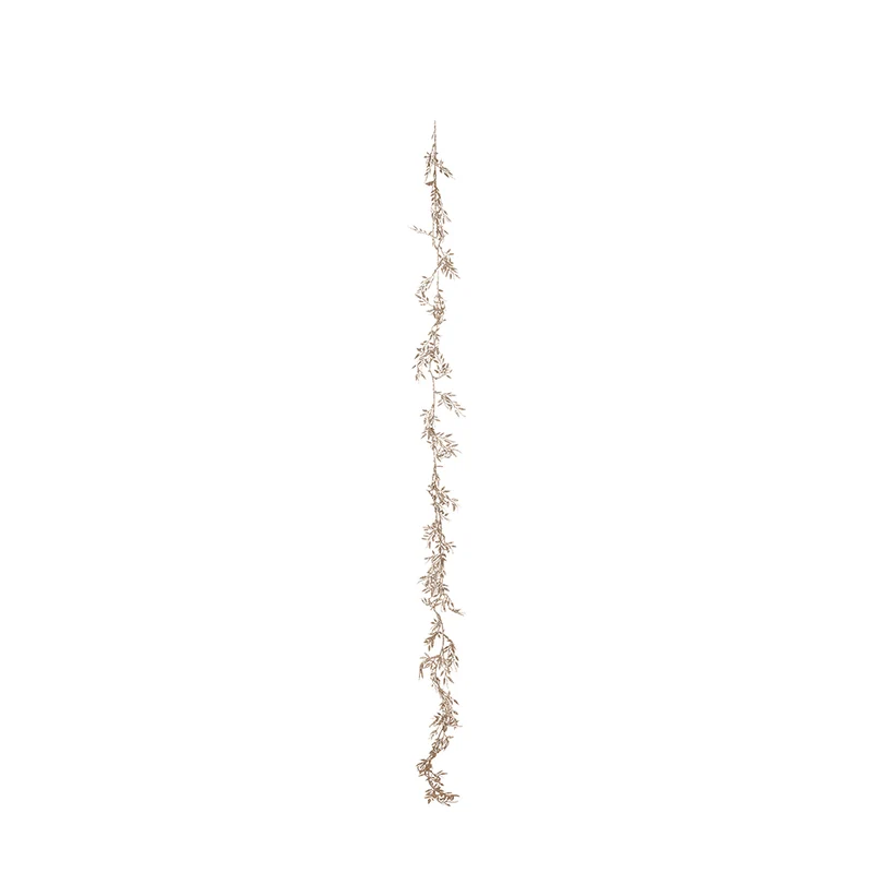 RJL360CH Guirnalda Hojitas Champaña 180 Cm.