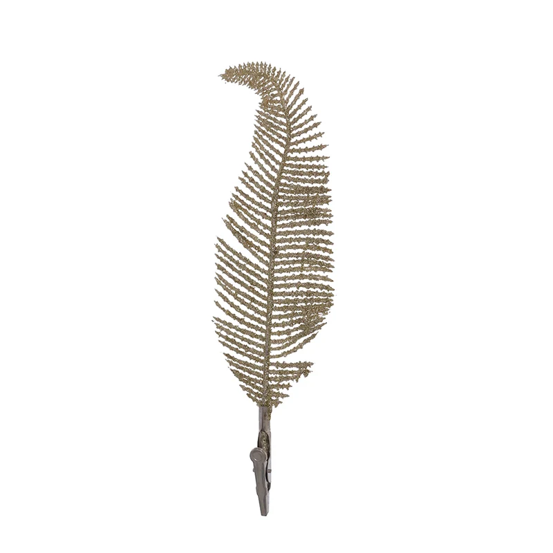 RJL359O Ornamento Pluma Oro 22 Cm.