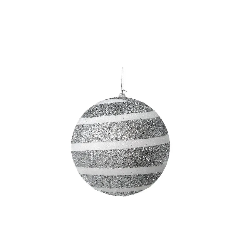 RJL334PM Esfera Aros Plata 15 Cm.