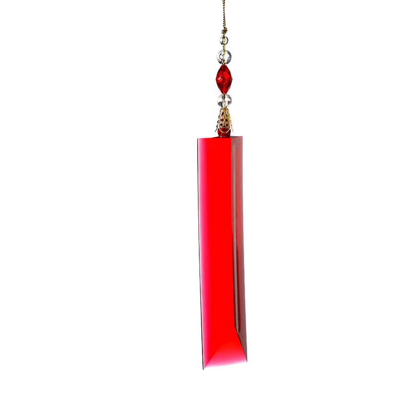 KWL172R Ornamento Prisma Rojo 22 Cm.