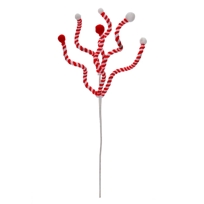 Art.12850 Vara Navideña Pompones x6 50cm 1pz
