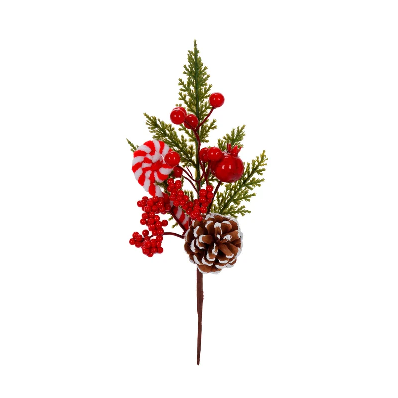 Art.12849 Pick Caramelo/Cereza/Piña Nevada 31cm 1pz