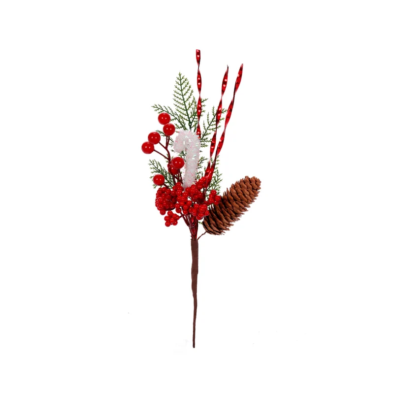 Art.12844 Pick Varas Brillantes/Cerezas/Piña 32cm 1pz