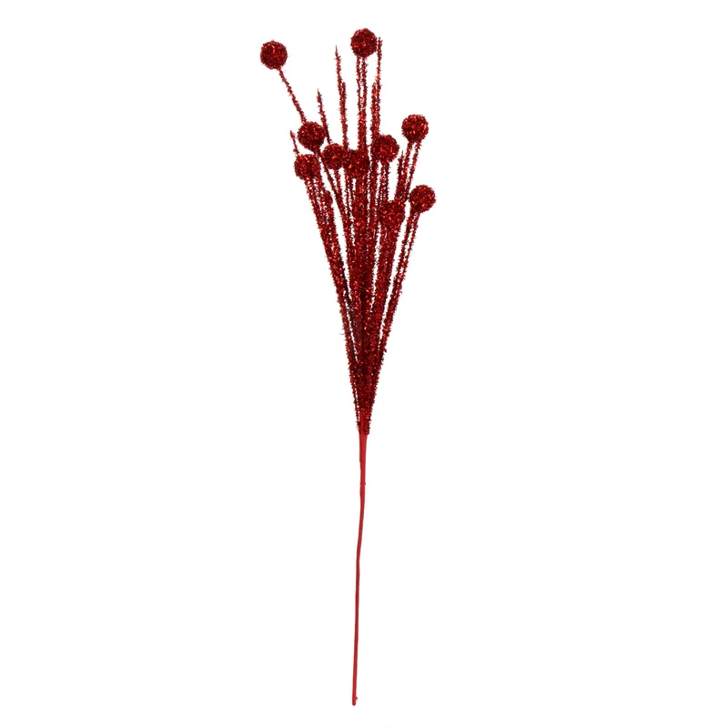 Art.12836 Vara Navidad Diamantada Pompom 76cm 1pz