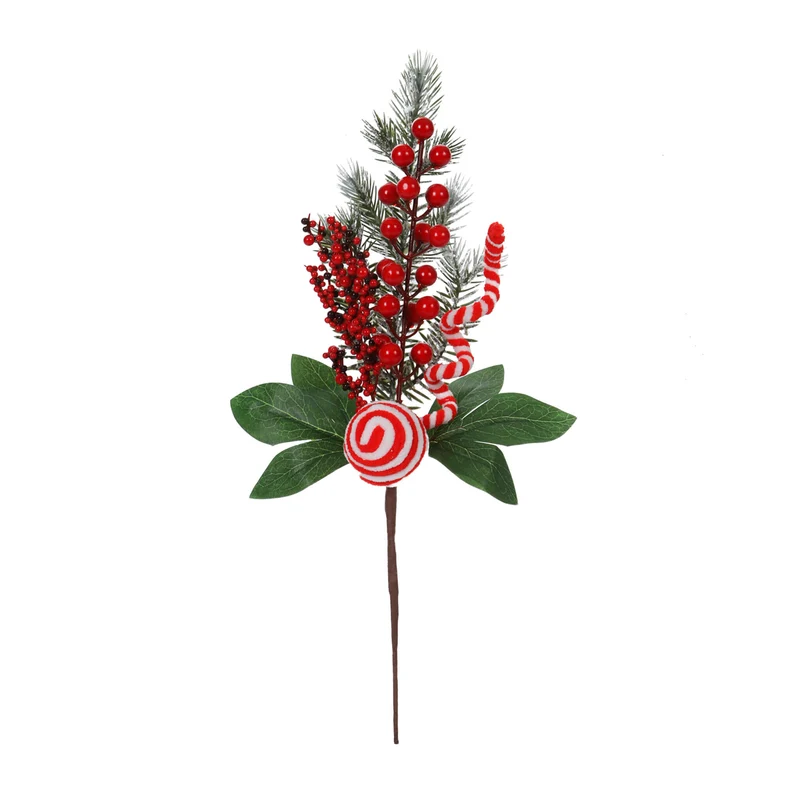 Art.12818 Vara Cerezas/Esferas Caramelo 40cm 1pz