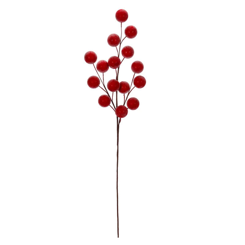 Art.12776 Vara Cerezas Nevadas 84cm 1pz