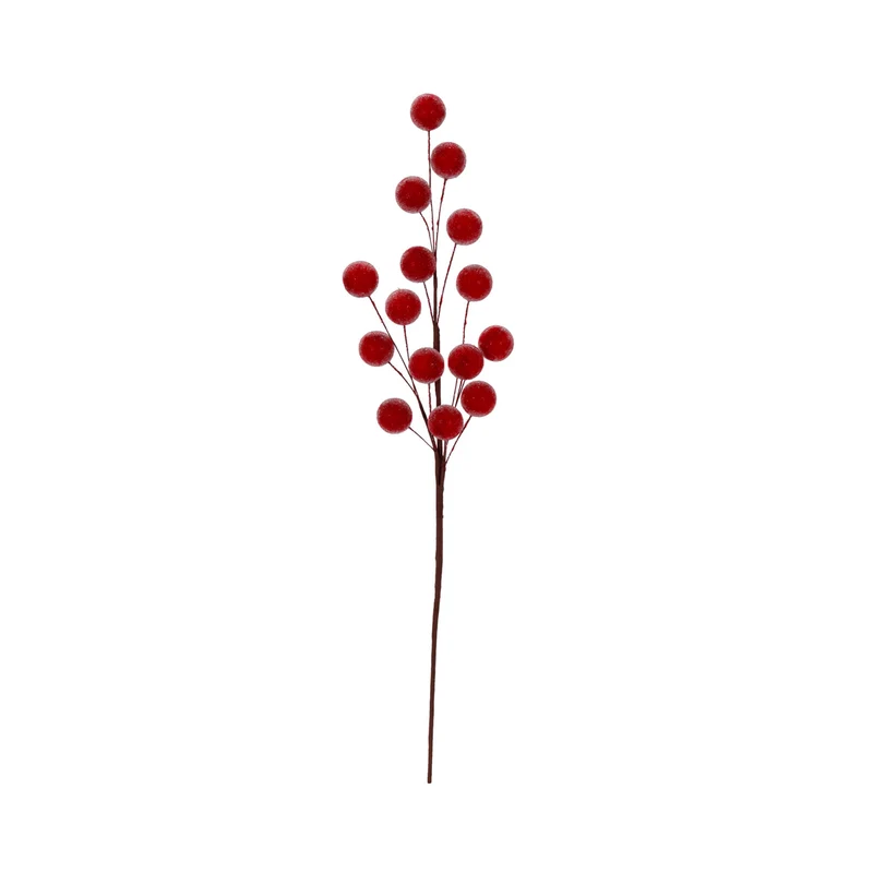Art.12772 Vara Cerezas Nevadas x15 56cm 1pz