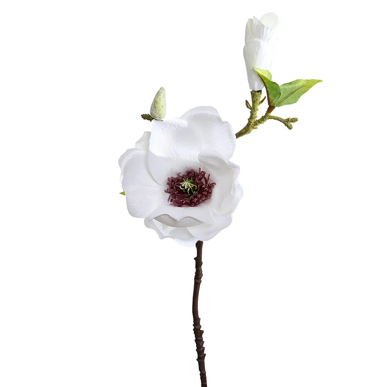 YD77B Rama Chica Magnolia Blanca 35 Cm.