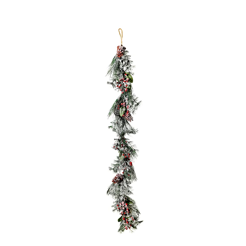 YS2196 Guirnalda Pino Winter Frost 153 Cm.