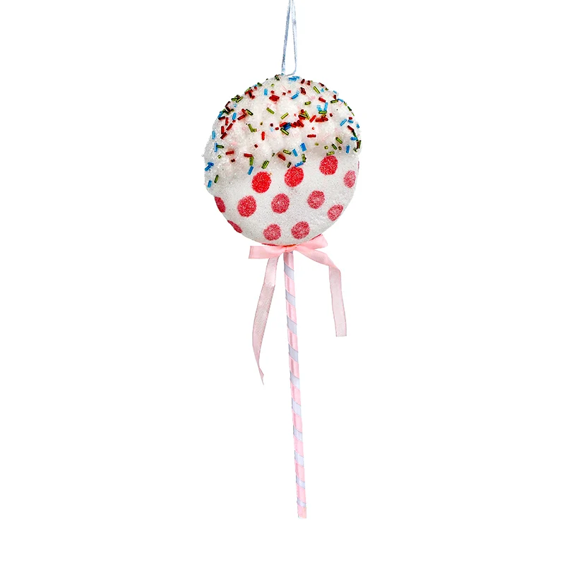 RJL237 Paleta Candy Blanco Con Rosa Grande 38 Cm.