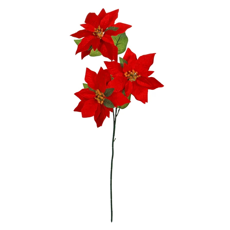 Art.12933 Vara Nochebuena x3 76cm 1pz