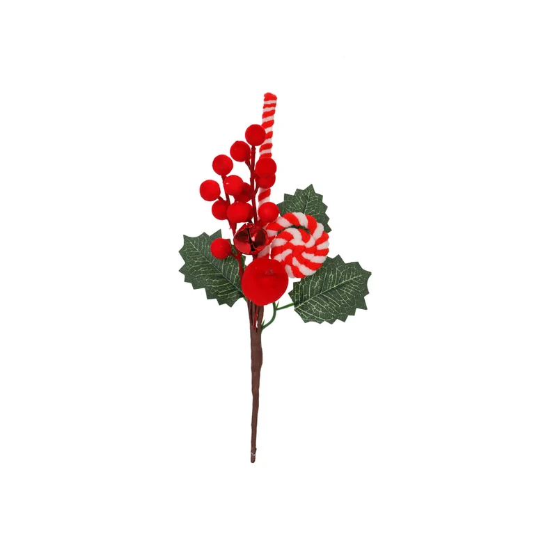 Art.12920 Pick Cerezas/Manzana/Caramelo 25cm 1pz