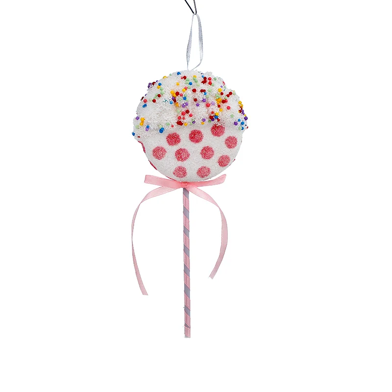RJL233 Paleta Candy Blanco Con Rosa Chica 23 Cm.