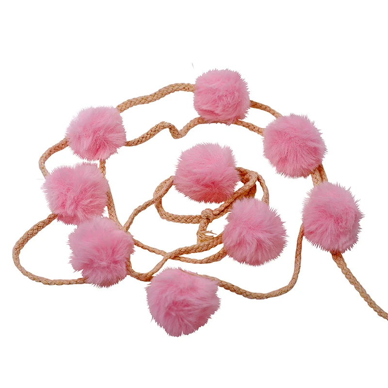 RJL1387 Guirnalda Bombones Rosas 170 Cm.