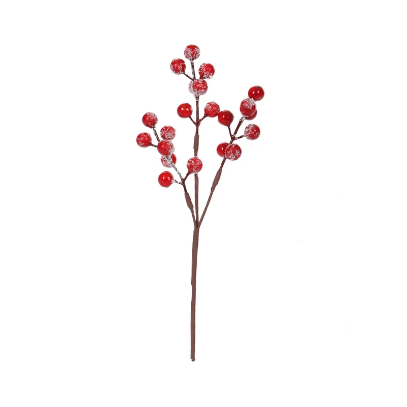 Art.12913 Pick Racimo Cereza Nevada 27cm 1pz