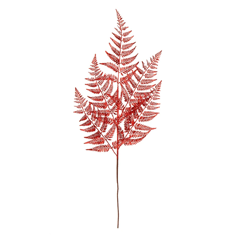 Art.12886 Vara Navidad Hojas Diamantada 85cm 1pz
