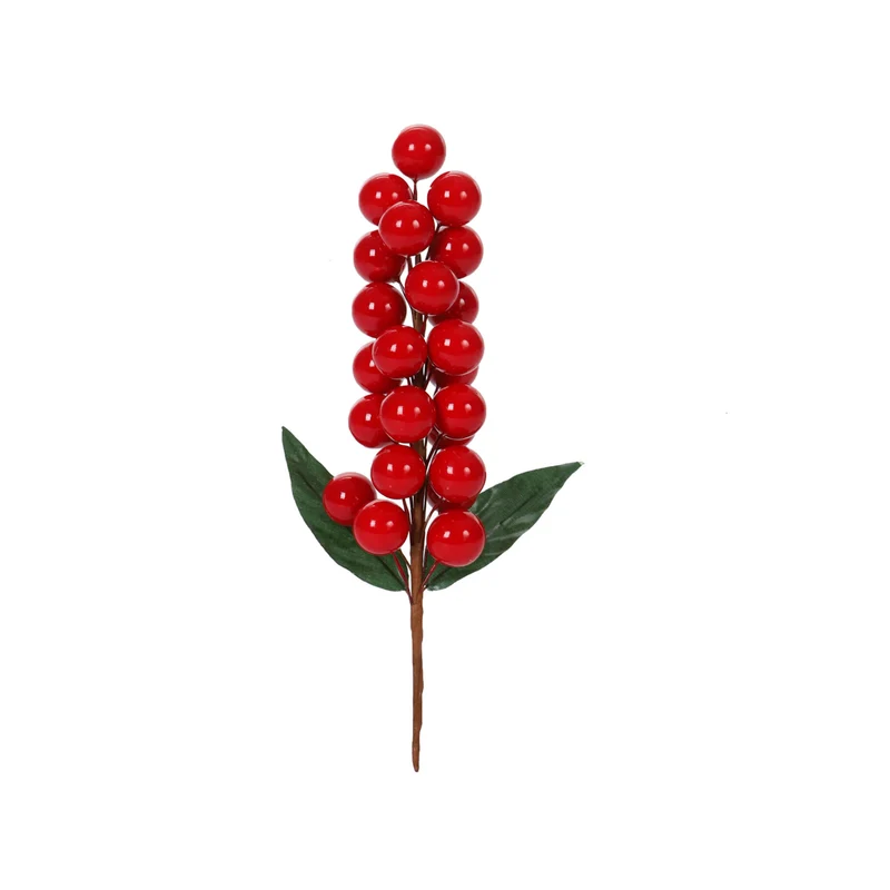 Art.12746 Pick Navidad Ramo Cerezas 12cm 1pz