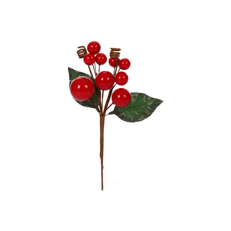 Art.12744 Pick Navidad Cerezas 18cm 1pz
