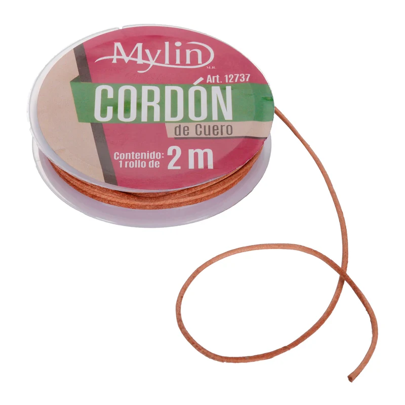 Art.12737 Cordón Cuero 1.5mm 2m