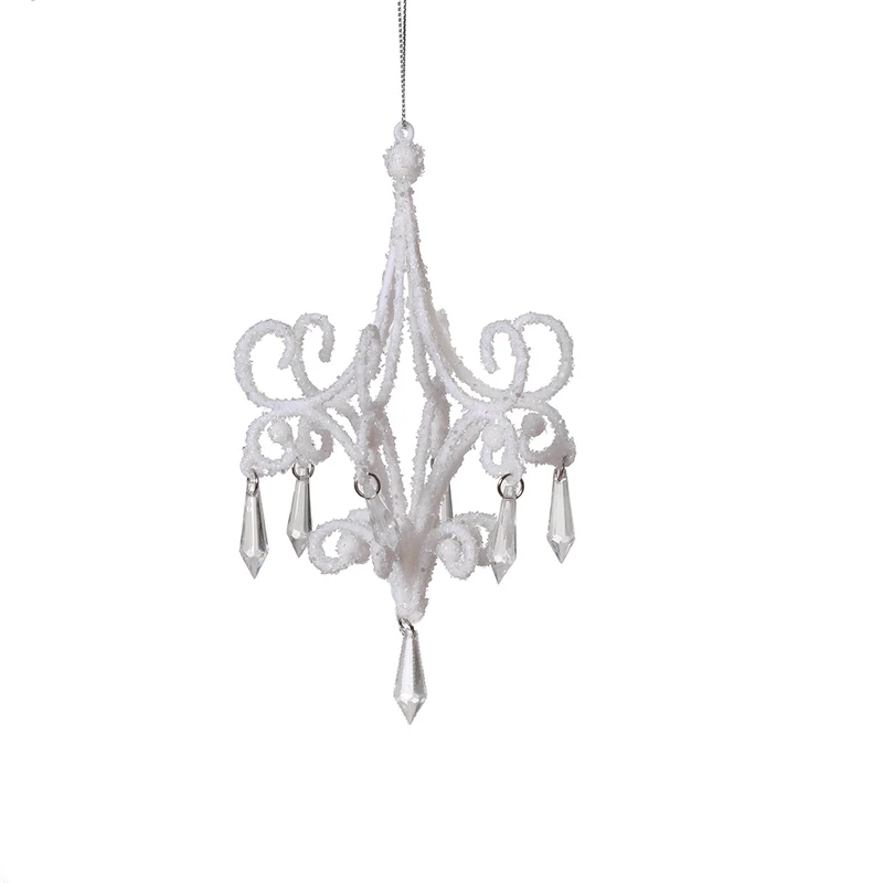 KWL25BL Ornamento Candil Blanco 19(D) Cm