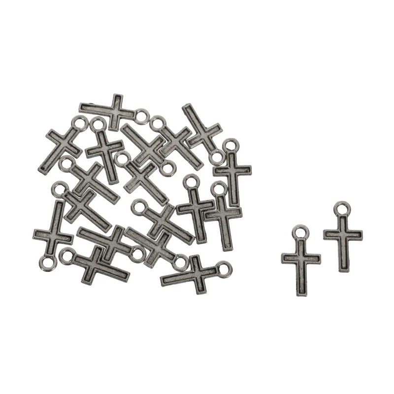 Art.12692 Dije Cruz 8x15mm 20pz