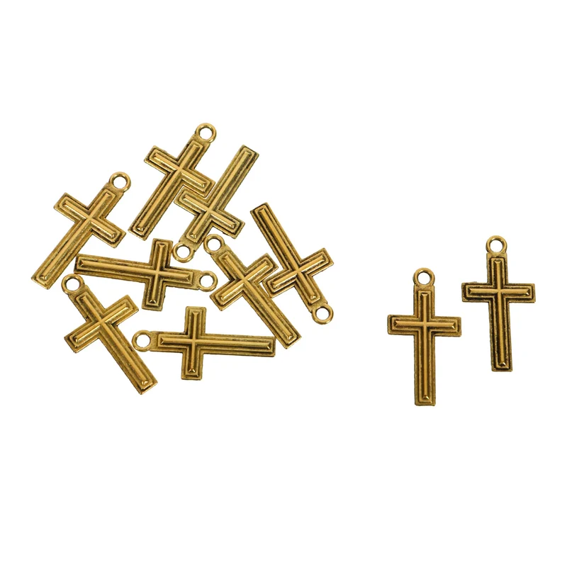 Art.12689 Dije Cruz 13x24mm 10pz