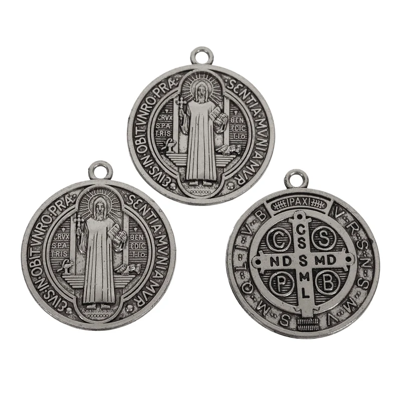 Art.12688 Medalla San Benito 35mm 3pz