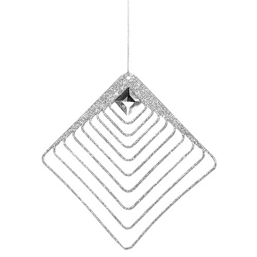 KWL238 Ornamento Rombo Concéntrico 17 cm.