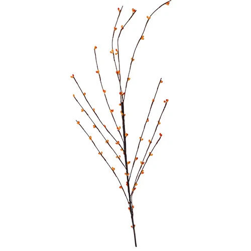 RJL975N Rama Botón Flor Naranja 65 cm.