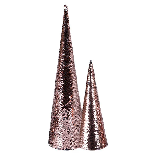 RJL938C Pino Lentejuela Cobre/Plata 47 cm .