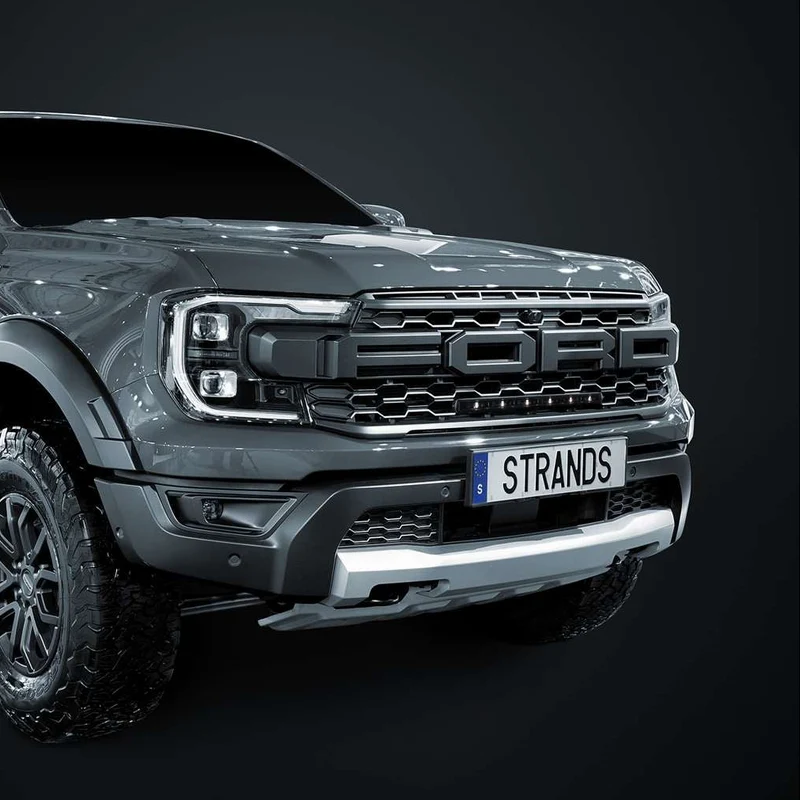 Kit de parrilla de luz Strands Dark Knight Nuuk de 20" para Ford Ranger Raptor 2023-