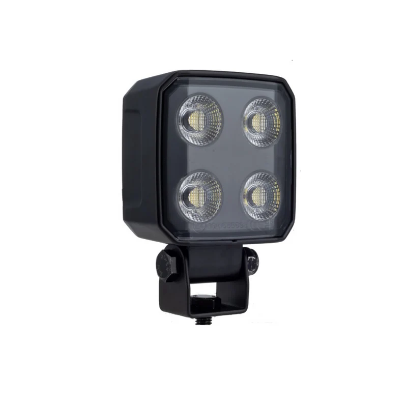 Luz de trabajo LED de aspecto oscuro con borde curvo / 30 W