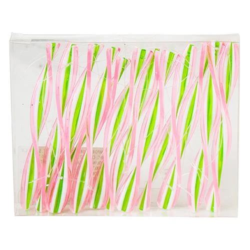 KWL148 Set 12 Caramelos Rosa 10 cm .
