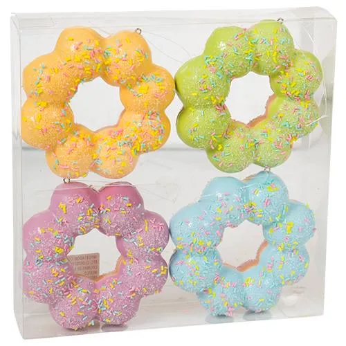 KWL843 Set 4 Donas 9 cm .