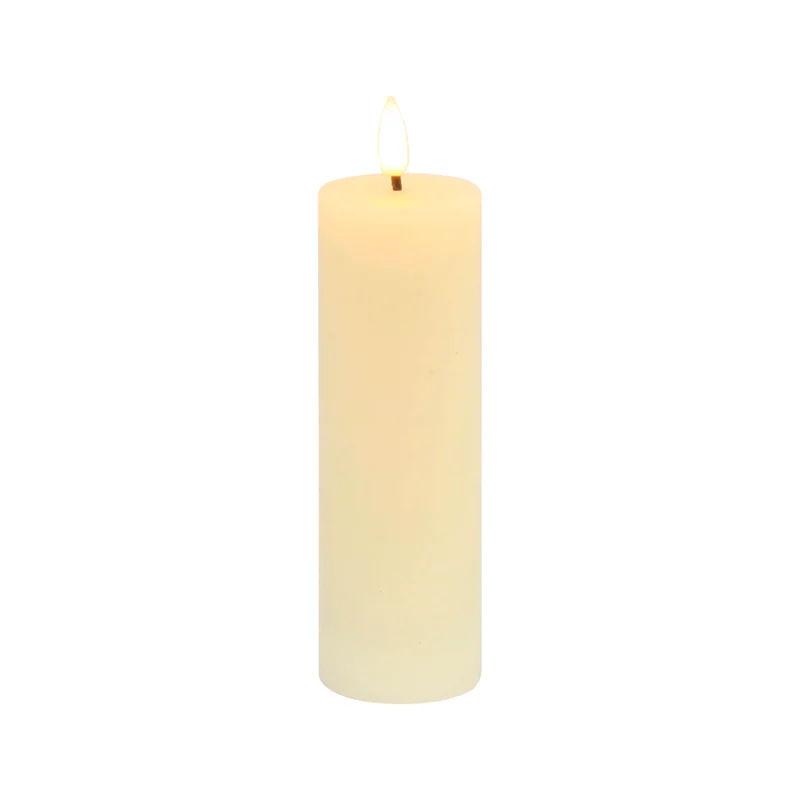 Art.11583 Vela Led 15x5cm (uso de 2 baterías AA) 1pz