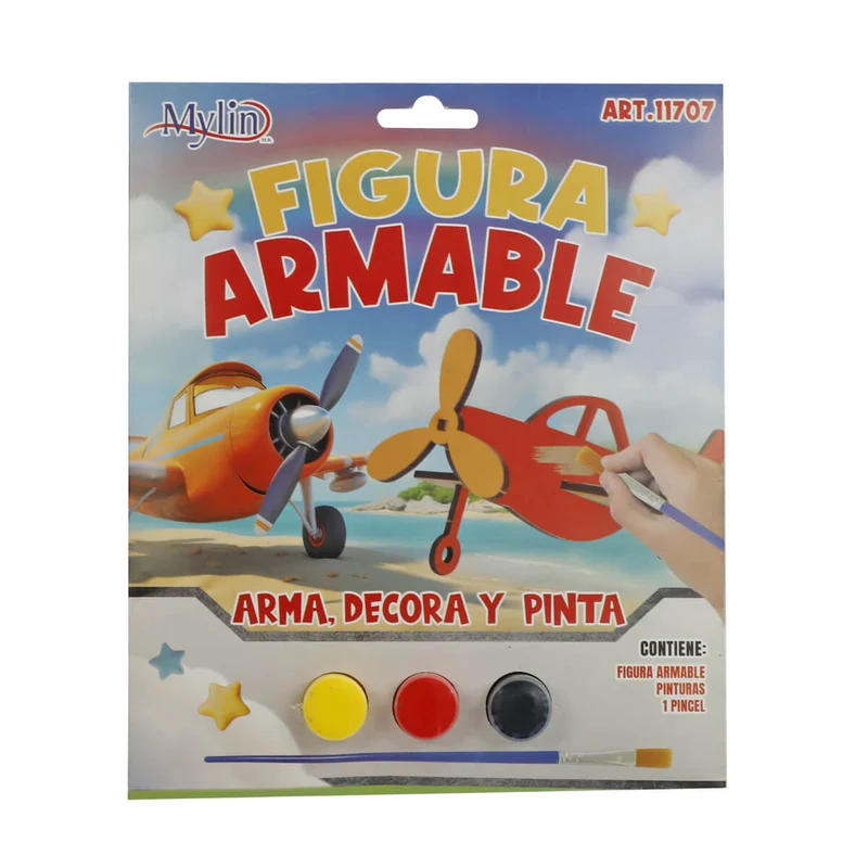 Art.11707 Kit Figura Armable Para Pintar
