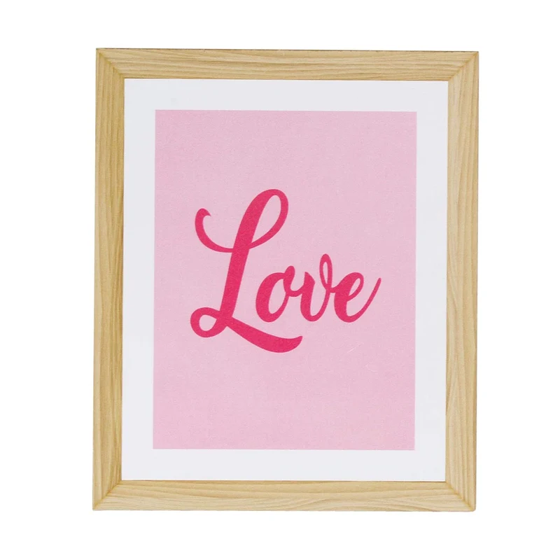 Art.11698 Cuadro Love 18x15cm 1pz