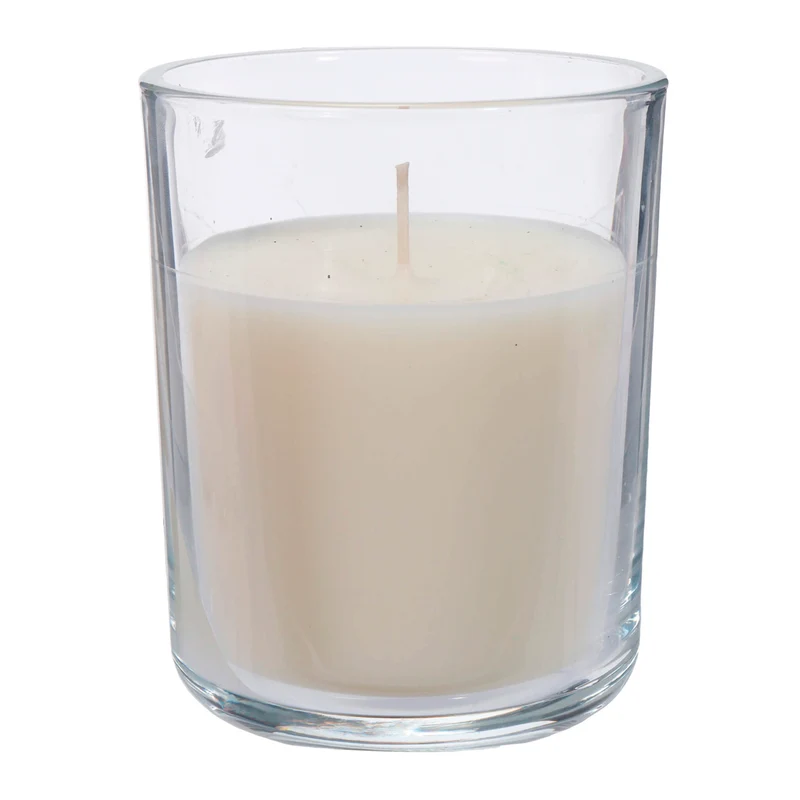 Art.12291 Vela con Vaso Cristal 12x10cm 1pz