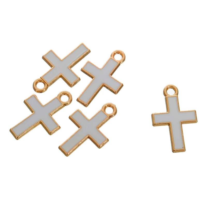 Art.12258 Dije Cruz 12x10mm 5pz
