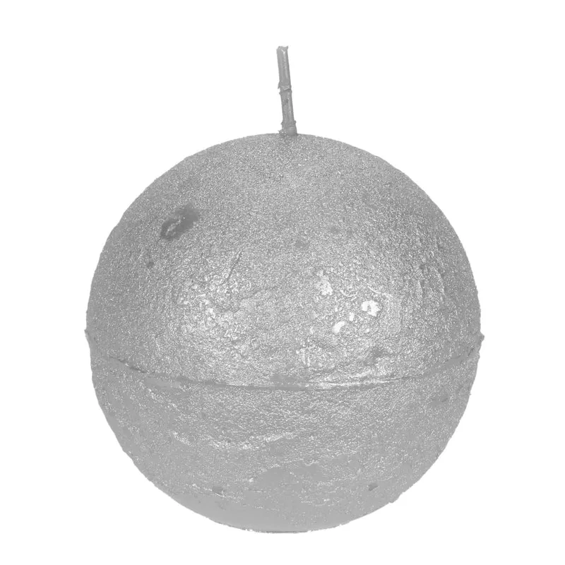 Art.9533 Vela Esfera Metálica 8x8cm 1pz